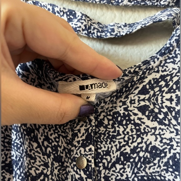 LAmade Blue And White Maxi Dress Size Medium - Picture 2 of 5